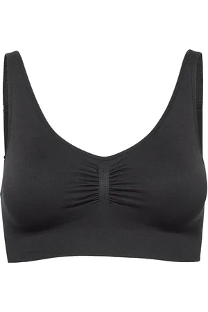 Lindex Bra Joy Seamless Top Lingerie Bras & Tops Soft Bras Tank Top Bras Black