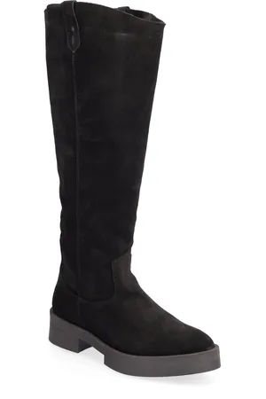 Steve Madden Merle Boot Korkeavartiset Saapikkaat Black