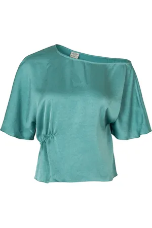 Baum und Pferdgarten Margeaux Tops Blouses Short-sleeved Blue
