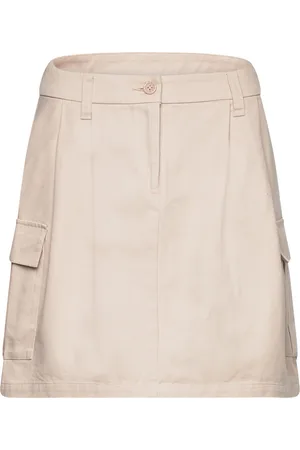 Rosemunde Cargo Skirt Lyhyt Hame Cream