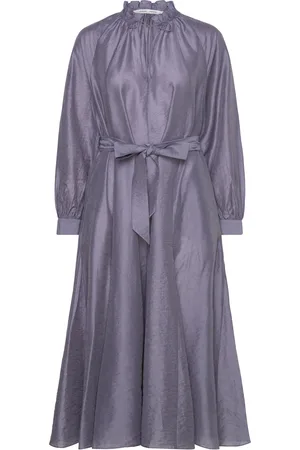 Samsøe Samsøe Karookhi Long Dress 14641 Polvipituinen Mekko Blue