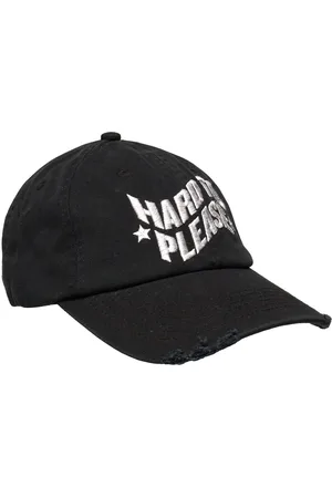 Cannari Concept Htp Logo Cap W. Distress Accessories Headwear Caps Black