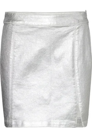 Lindex Skirt Amanda Lyhyt Hame Silver