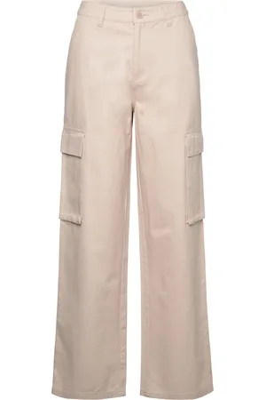 Rosemunde Cargo Trousers Bottoms Trousers Cargo Pants Cream