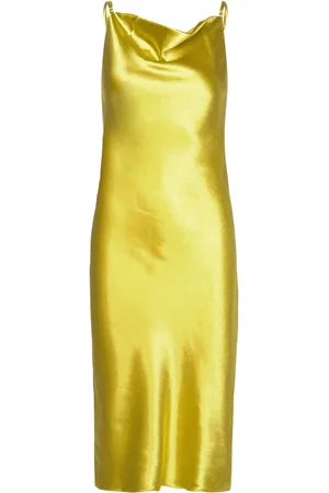 Samsøe Samsøe Fredericka Long Dress 14894 Dresses Slip Dresses Yellow