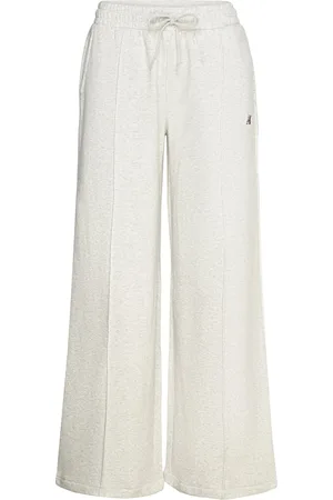 New Balance Fleece Wide Leg Pant Sport Sport Clothing Sport Pants Sport Sweatpants White