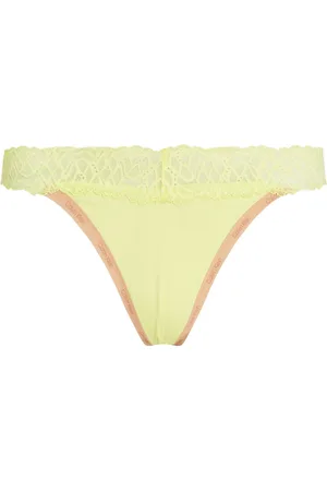 Calvin Klein Thong Stringit Alusvaatteet Yellow
