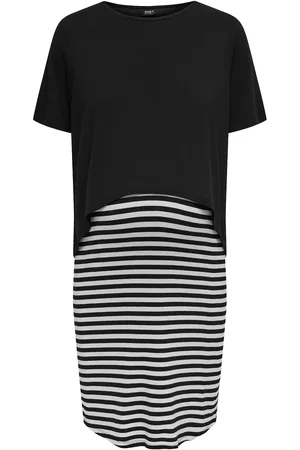 ONLY Olmoline S/S O-Neck Nursi Dress Jrs Noos Lyhyt Mekko Black