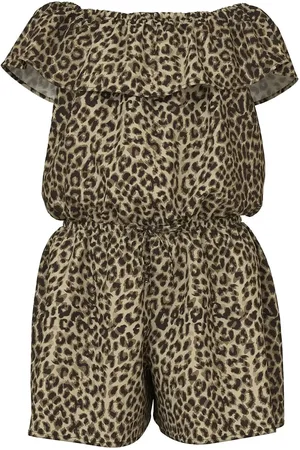 NAME IT Nkfvinaya Ss Playsuit Fffff Noos Jumpsuit Haalari Beige