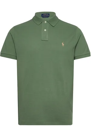 Ralph Lauren The Iconic Mesh Polo Shirt Designers Knitwear Short Sleeve Knitted Polos Green