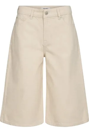 Ivy Copenhagen Ivy-Augusta Long Shorts Was Ecru Bottoms Shorts Bermudas Cream
