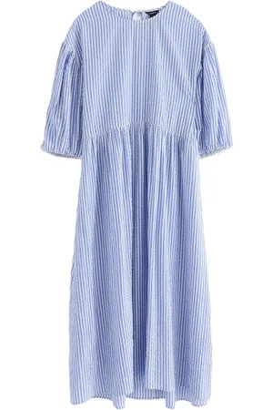 Lindex Dress Wilda Polvipituinen Mekko Blue