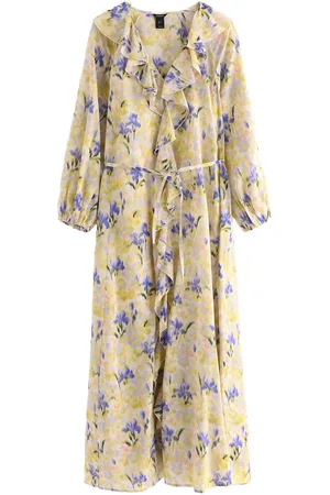 Lindex Dress Florens Maksimekko Juhlamekko Yellow