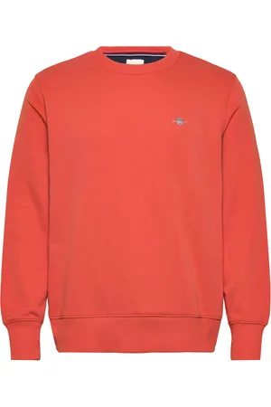 GANT Reg Shield C-Neck Sweat Tops Sweat-shirts & Hoodies Sweat-shirts Orange