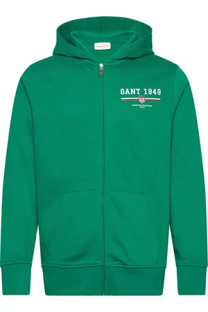 GANT Graphic Full Zip Hoodie Tops Sweat-shirts & Hoodies Hoodies Multi/patterned
