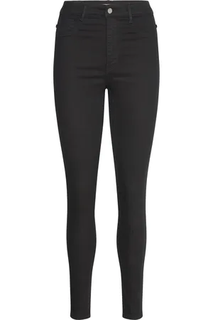 Gina Tricot Molly High Waist Jeans Bottoms Jeans Skinny Black