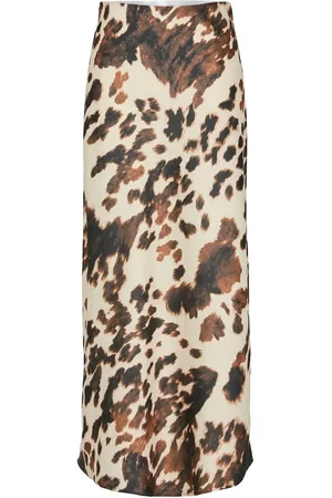 Y.A.S Pella Hw Maxi Skirt S. Noos Polvipituinen Hame Beige
