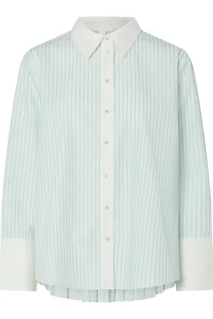 Y.A.S Roya Ls Shirt S. Tops Shirts Long-sleeved Blue
