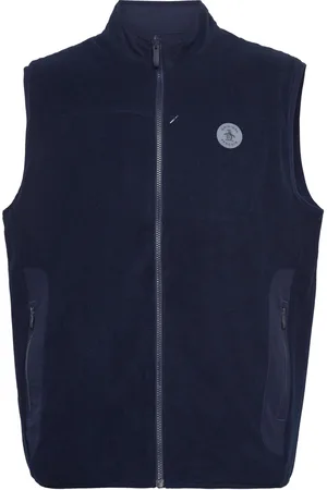 Original Penguin Lightweight Mixed Media Reversible Vest Sport Sport Clothing Sport Outerwear Sport Jackets Sport Vests Navy