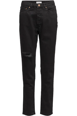 Gestuz Agnes Jeans Ze4 16 Bottoms Jeans Straight-regular Black