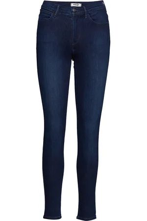 Wrangler High Rise Skinny Bottoms Jeans Skinny Blue