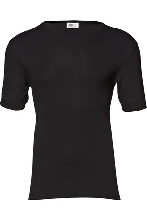 JBS T-Shirt V-Neck Original Tops T-shirts Short-sleeved Black