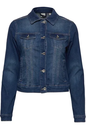 Cream Lisa Denim Jacket Farkkutakki Denimtakki Blue