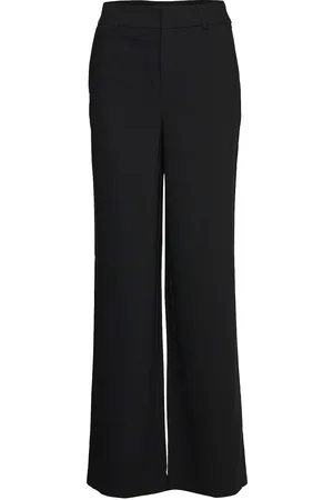 Gestuz Joellegz Mw Pants Noos Bottoms Trousers Wide Leg Black