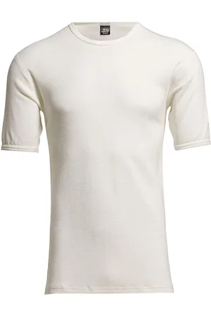 JBS T-Shirt Wool Tops T-shirts Short-sleeved Cream