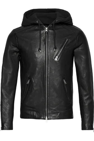 AllSaints Harwood Jacket Nahkatakki Black