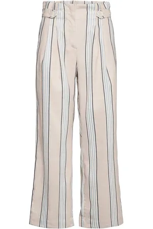 Morris Elsa Trousers Bottoms Trousers Wide Leg Beige