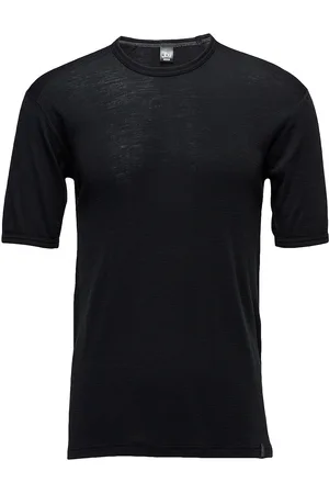 JBS T-Shirt Wool Tops T-shirts Short-sleeved Black