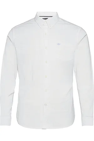 Dockers T2 Oxford Paper Tops Shirts Casual White