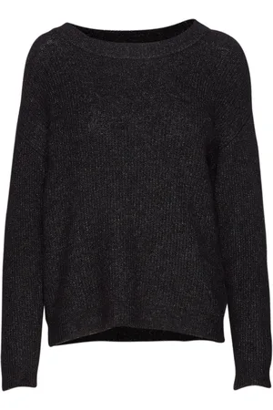 Denim Hunter 05 The Knit Pullover Tops Knitwear Jumpers Black