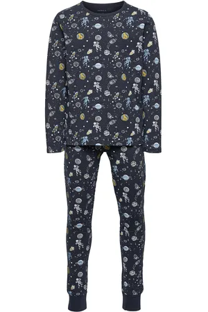 NAME IT Nkmnightset Dark Sapphire Space Noos Pyjamasetti Pyjama Blue
