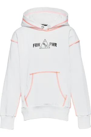 Diesel Salbyseam Over Sweat-Shirt Tops Sweat-shirts & Hoodies Hoodies White