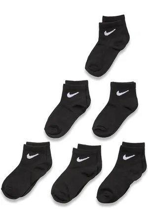 Nike 6Q-6Pk Quarter Sock Sport Socks & Tights Socks Black