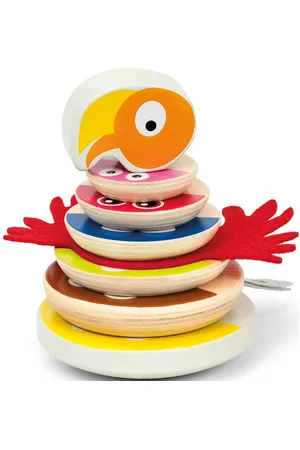 Babblarna Stapelleksak, Trä Toys Baby Toys Educational Toys Stackable Blocks Multi/patterned