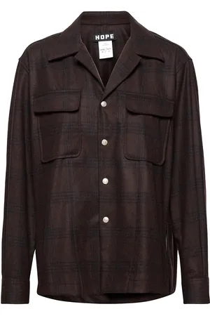 Hope Wall Shirt Tops Overshirts Brown