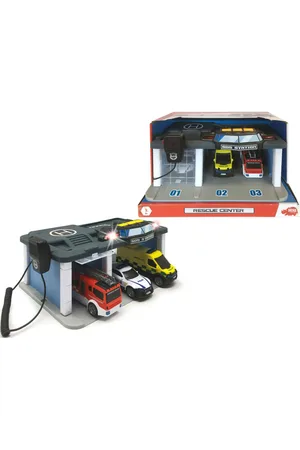 DICKIE TOYS Swedish Rescue Center Toys Toy Cars & Vehicles Vehicle Garages Multi/patterned