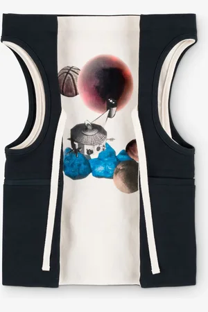 Marooms Space Utility Vest Tops Vests Blue