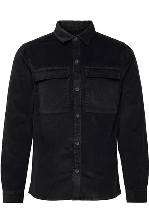 Revolution Utility Shirt Tops Overshirts Black