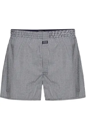 Jockey Boxer Woven Underwear Boxer Shorts Blue