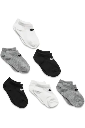 Nike 6L-6Pk Low Sock Sport Socks & Tights Socks White