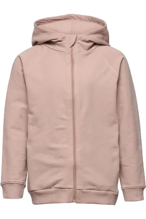 EN FANT Hoodie W. Zipper Tops Sweat-shirts & Hoodies Hoodies Pink