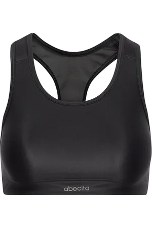 Abecita Mindful Sports Bra Reco Moulded Cups Lingerie Bras & Tops Sports Bras - All Black