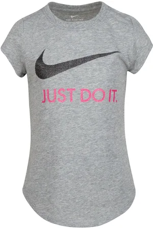Nike Te-S/S Tee Sport T-shirts Short-sleeved Grey