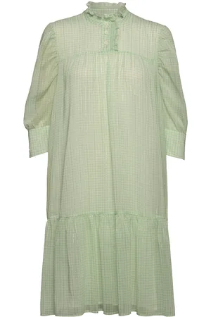 Herskind Liva Dress Polvipituinen Mekko Green