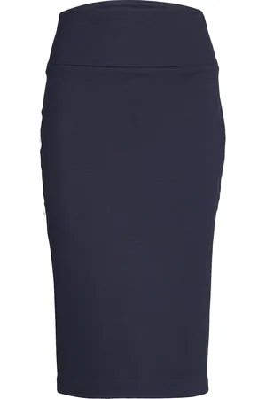 ESPRIT Soft Punto Mix + Match Stretch Skirt Polvipituinen Hame Blue