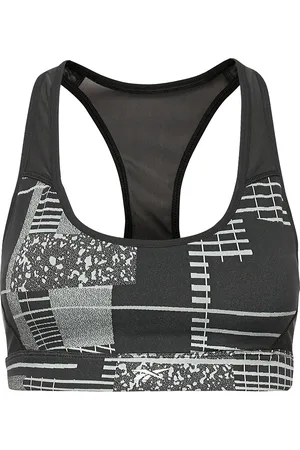 Reebok Ts Hero Racer -Decon Jacq Sport Bras & Tops Sports Bras - All Black